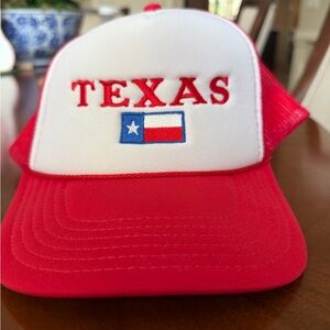 Red & White Texas Trucker Hat - Unbranded